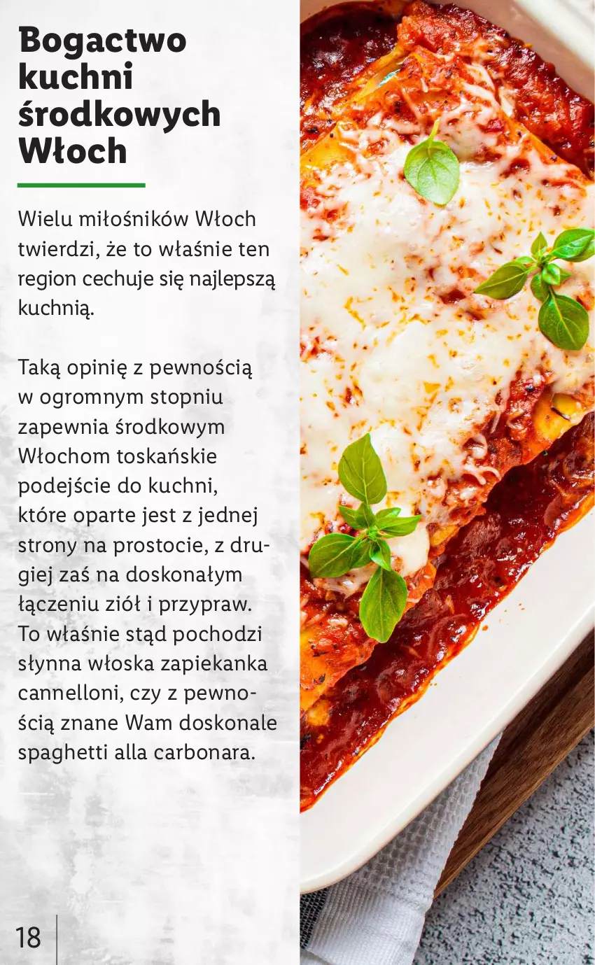 Gazetka promocyjna Lidl - KATALOG ITALIAMO - ważna 07.02 do 12.02.2022 - strona 18 - produkty: Spaghetti, Top, Zapiekanka