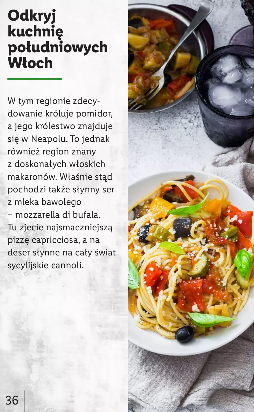 Gazetka promocyjna Lidl - KATALOG ITALIAMO - ważna 07.02 do 12.02.2022 - strona 36 - produkty: Deser, Fa, LEGO, Makaron, Mozzarella, Ser, Słynne