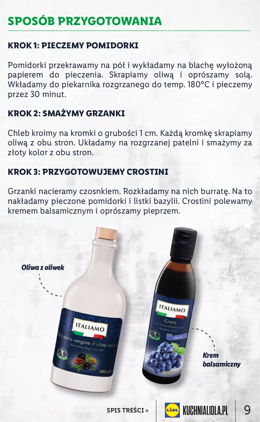 Gazetka promocyjna Lidl - KATALOG ITALIAMO - ważna 07.02 do 12.02.2022 - strona 9 - produkty: Bazyl, Chleb, Oliwa z oliwek, Papier, Piec, Piekarnik, Pieprz, Pomidorki