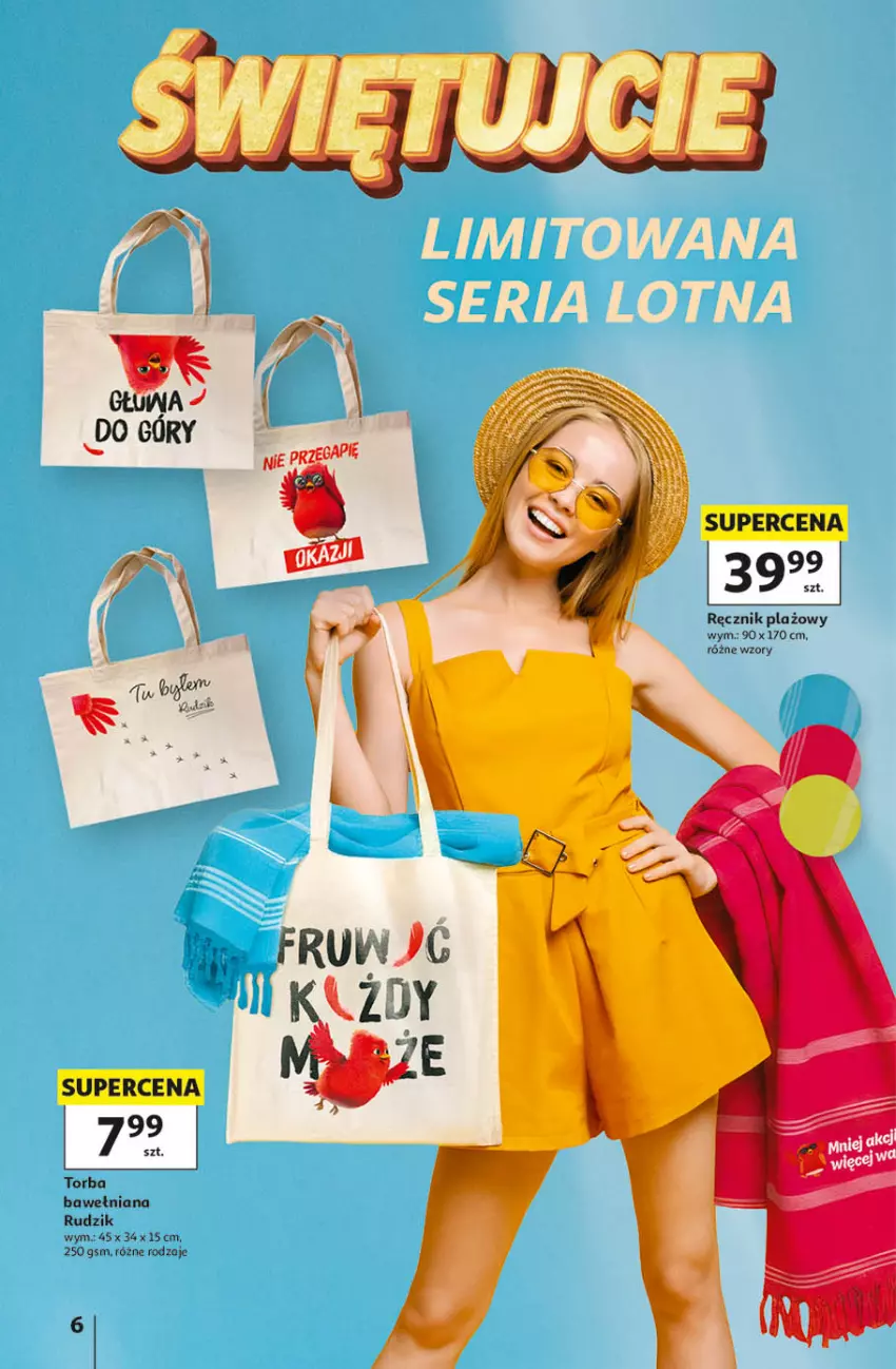 Gazetka promocyjna Auchan - Gazetka 30 Lat Hipermarket Auchan - ważna 14.05 do 20.05.2026 - strona 6 - produkty: Ręcznik, Torba