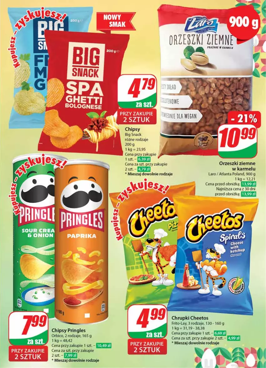 Gazetka promocyjna Dino - Gazetka 13 / 2024 - ważna 27.03 do 02.04.2024 - strona 53 - produkty: BIC, Cheetos, Chipsy, Chrupki, Orzeszki, Orzeszki ziemne