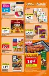 Gazetka promocyjna Auchan - Gazetka 30 Lat Hipermarket Auchan - Gazetka - ważna od 29.07 do 29.07.2026 - strona 17 - produkty: Kurczak, Pierogi, Sok, Sokołów, Tofu, Burger, Morliny