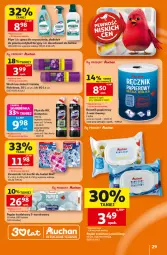 Gazetka promocyjna Auchan - Gazetka 30 Lat Hipermarket Auchan - Gazetka - ważna od 29.07 do 29.07.2026 - strona 29 - produkty: Domestos, Spray do czyszczenia, Papier, Zawieszki, Bref, Dezodorant, Worki na śmieci, Papier toaletowy, Ręcznik, Worki na śmiec, Płyn do wc
