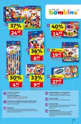 Gazetka promocyjna Auchan - Gazetka 30 Lat Hipermarket Auchan - Gazetka - ważna od 29.07 do 29.07.2026 - strona 9 - produkty: Por, Gra, Zestaw pędzli, Rama, Pastele olejne, Flamastry, Podkładka, Plastelina, Kredka, Olej, Podkład, Fa