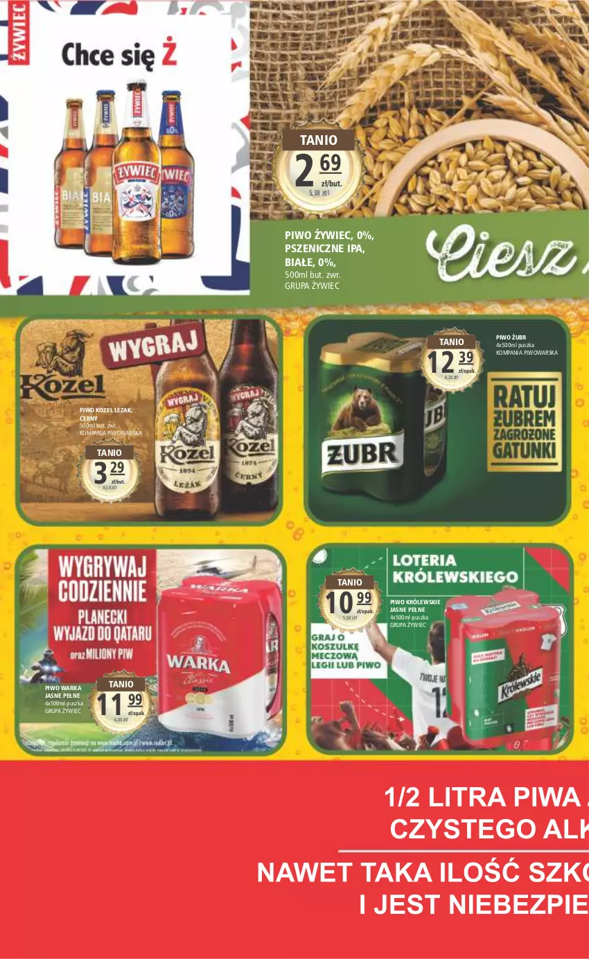 Gazetka promocyjna Arhelan - Gazetka - ważna 09.09 do 18.09.2022 - strona 14 - produkty: Kozel, Królewski, Piwo, Warka