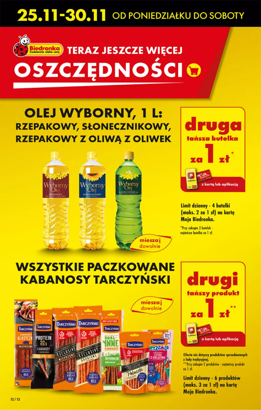 Gazetka promocyjna Biedronka - Od poniedzialku - ważna 25.11 do 30.11.2024 - strona 14 - produkty: Dron, Kabanos, Olej