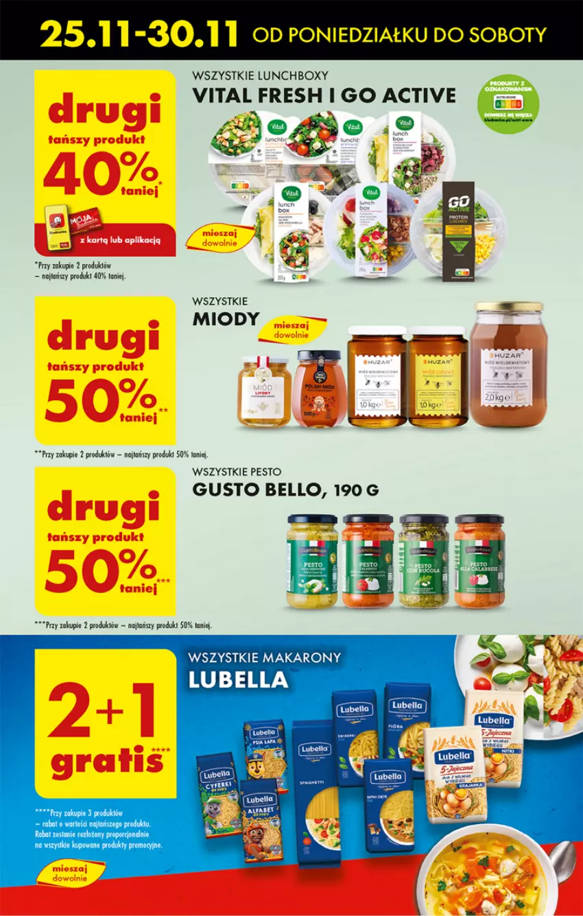 Gazetka promocyjna Biedronka - Od poniedzialku - ważna 25.11 do 30.11.2024 - strona 45 - produkty: Bell, Bella, Lubella, Makaron, Pesto, Por