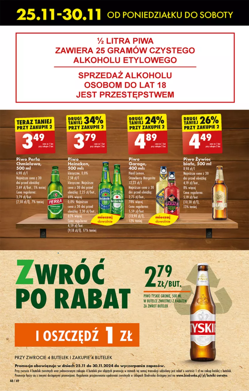 Gazetka promocyjna Biedronka - Od poniedzialku - ważna 25.11 do 30.11.2024 - strona 58 - produkty: Bell, Bella, Dron, Piwo, Rama, Tera, Tran, Tyskie