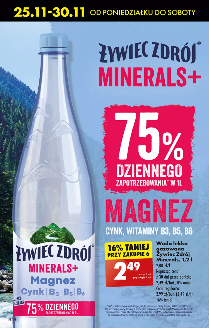 Gazetka promocyjna Biedronka - Od poniedzialku - ważna 25.11 do 30.11.2024 - strona 62 - produkty: Cynk, Magnez, Pokrywa, Por, Woda