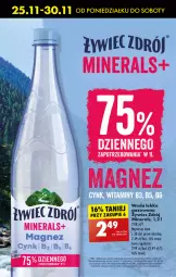 Gazetka promocyjna Biedronka - Od poniedzialku - Gazetka - ważna od 30.11 do 30.11.2024 - strona 62 - produkty: Por, Cynk, Woda, Pokrywa, Magnez