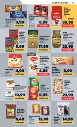 Gazetka promocyjna Netto - Gazetka spożywcza - Gazetka - ważna od 27.11 do 27.11.2021 - strona 11 - produkty: Pistacje, Piernik, Earl Grey, Nescafé, Kawa rozpuszczalna, Kremówka, Kawa ziarnista, Jutrzenka, Morela, Dr Gerard, Chipsy, Kawa mielona, Kawa, Dilmah, Wafle, Lack, Tetley, Rodzynki, Lavazza, Owoce, Jacobs, Herbata, Kakao, Lay’s, Helio, Owoce suszone, Liczi, Bakalland, Imbir, Fa