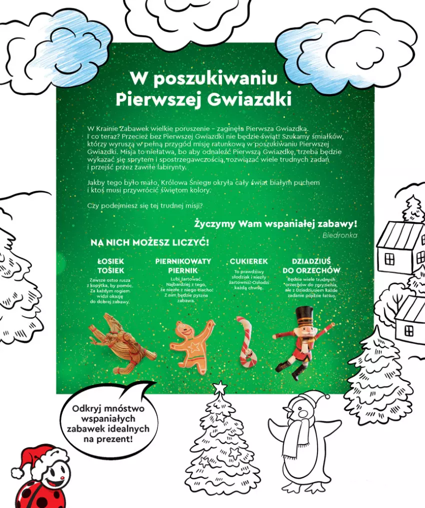 Gazetka promocyjna Biedronka - Kraina Zabawek - ważna 08.11 do 24.12.2021 - strona 2 - produkty: Cukier, Feta, Gry, Mus, Piernik, Por, Tera