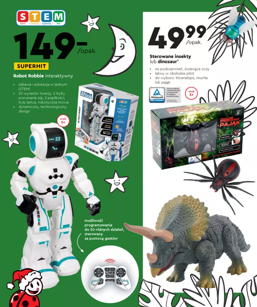 Gazetka promocyjna Biedronka - Kraina Zabawek - ważna 08.11 do 24.12.2021 - strona 58 - produkty: Dinozaur, Gra, Por, Robot, Tera, Top