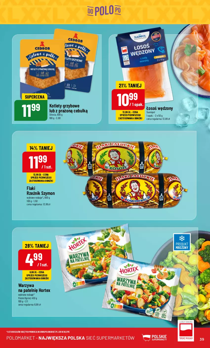 Gazetka promocyjna PoloMarket - Gazetka pomocyjna - ważna 03.07 do 09.07.2024 - strona 39 - produkty: Flaki, Hortex, Kotlet, Ogród, Suempol, Warzywa