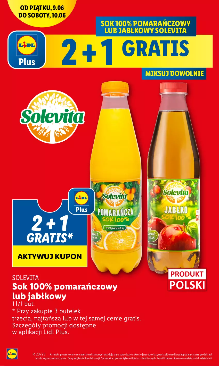 Gazetka promocyjna Lidl - GAZETKA - ważna 09.06 do 10.06.2023 - strona 4 - produkty: Gra, Sok