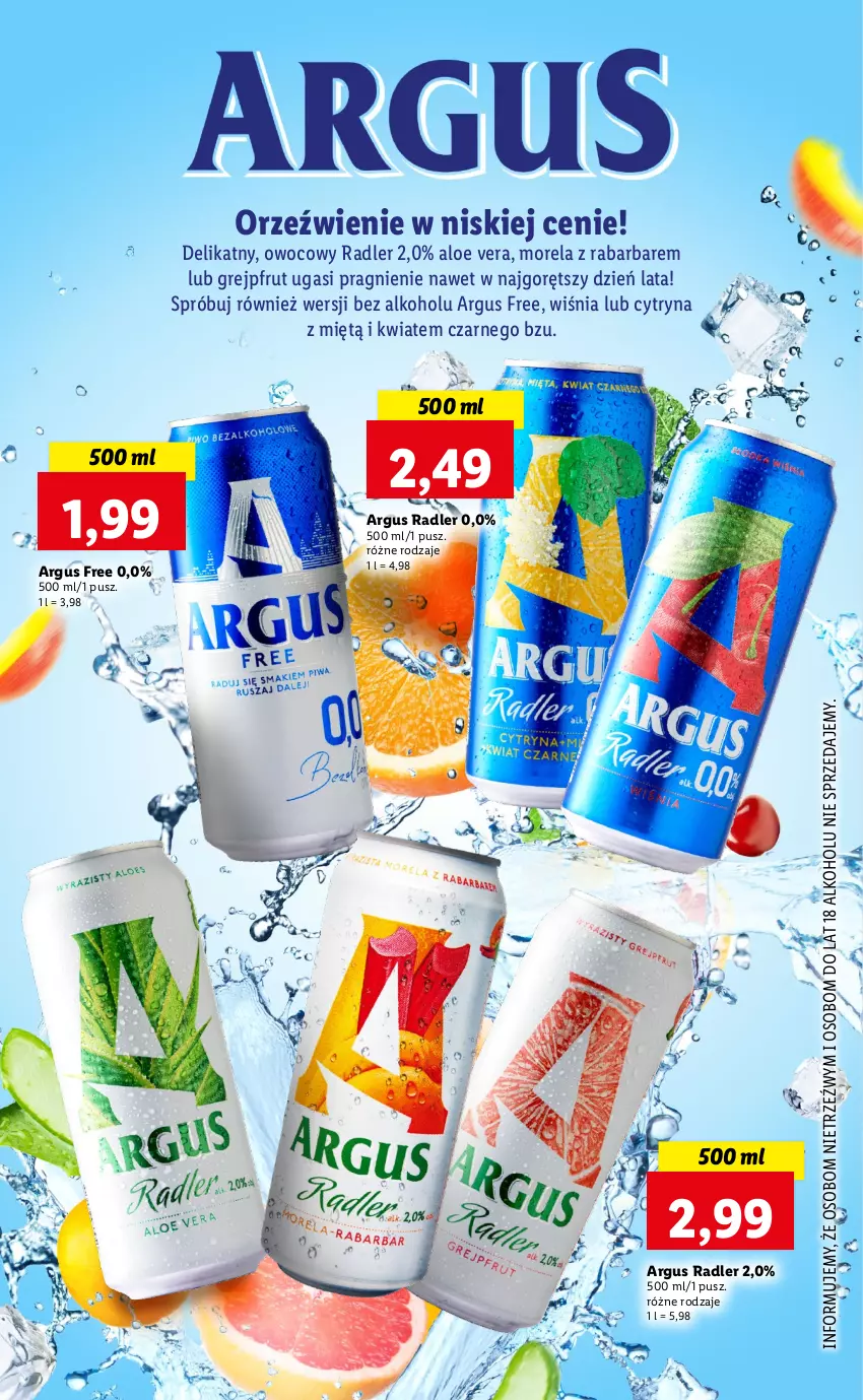 Gazetka promocyjna Lidl - Katalog piwa - ważna 28.04 do 31.08.2022 - strona 3 - produkty: Aloe vera, Grejpfrut, Morela, Radler