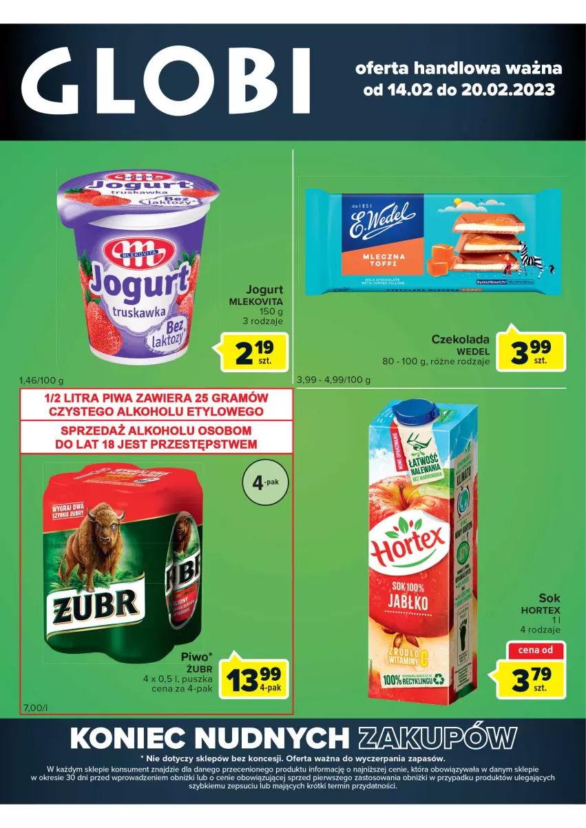 Gazetka promocyjna Carrefour - Gazetka Globi - ważna 14.02 do 20.02.2023 - strona 1 - produkty: Gra, Piwa