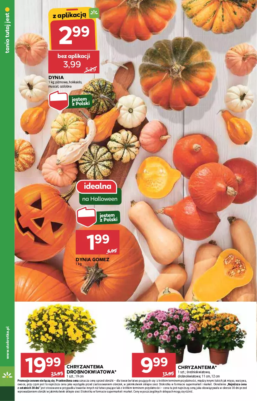 Gazetka promocyjna Stokrotka - Supermarket Opole/Radom - ważna 24.10 do 29.10.2024 - strona 10 - produkty: Chryzantema, Mięso, Mus, Owoce, Warzywa