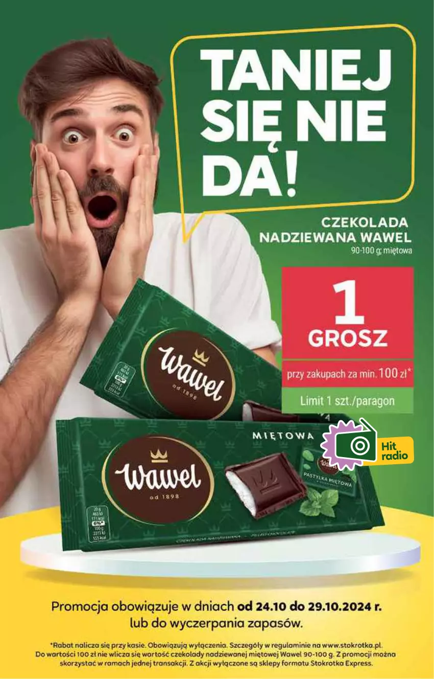 Gazetka promocyjna Stokrotka - Supermarket Opole/Radom - ważna 24.10 do 29.10.2024 - strona 2 - produkty: Czekolada, Czekolada nadziewana, Rama, Tran, Wawel