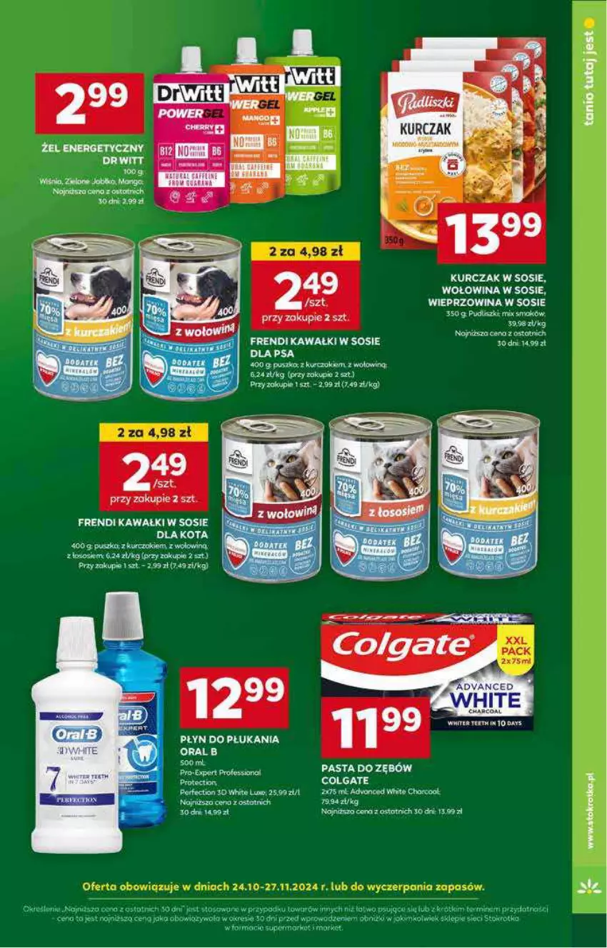 Gazetka promocyjna Stokrotka - Supermarket Opole/Radom - ważna 24.10 do 29.10.2024 - strona 35 - produkty: Colgate, Kawa, Kurczak, LG, Oral B, Pasta do zębów, Piwa, Płyn do płukania, Sos, Wieprzowina, Wołowina