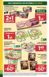 Gazetka promocyjna Stokrotka - Supermarket Opole/Radom - Gazetka - ważna od 29.10 do 29.10.2024 - strona 4 - produkty: Kurczak, Krakus, Warzywa, Sos, Ser, Por, Gra, Paprykarz, Migdały, Szynka premium, Zupa, Papryka, Wieprzowina, Szynka, Rodzynki, Danio, Owoce, Golonka wieprzowa, Kiełbasa, Mięso, Hortex