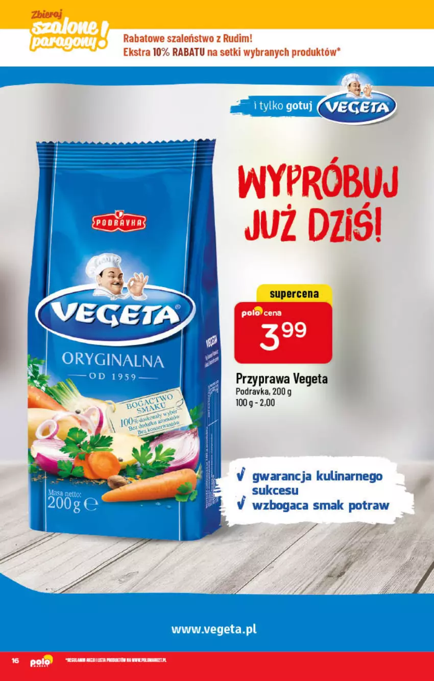 Gazetka promocyjna PoloMarket - Gazetka pomocyjna - ważna 02.03 do 08.03.2022 - strona 16 - produkty: Podravka, Szal, Vegeta