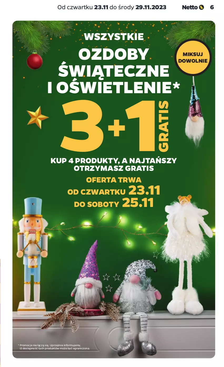 Gazetka promocyjna Netto - Akcesoria i dodatki - ważna 23.11 do 29.11.2023 - strona 6 - produkty: Gra, Ozdoby świąteczne