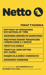 Gazetka promocyjna Netto - Akcesoria i dodatki - Gazetka - ważna od 29.11 do 29.11.2023 - strona 1 - produkty: Gra, Ozdoby świąteczne, Dzieci