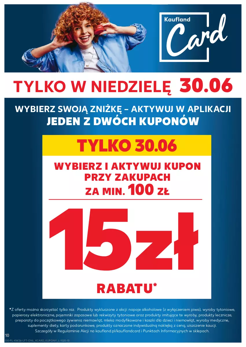 Gazetka promocyjna Kaufland - Gazetka tygodnia - ważna 27.06 do 03.07.2024 - strona 10 - produkty: Dzieci, Klej, Napoje, Papier, Piwa, Pojemnik, Znicz