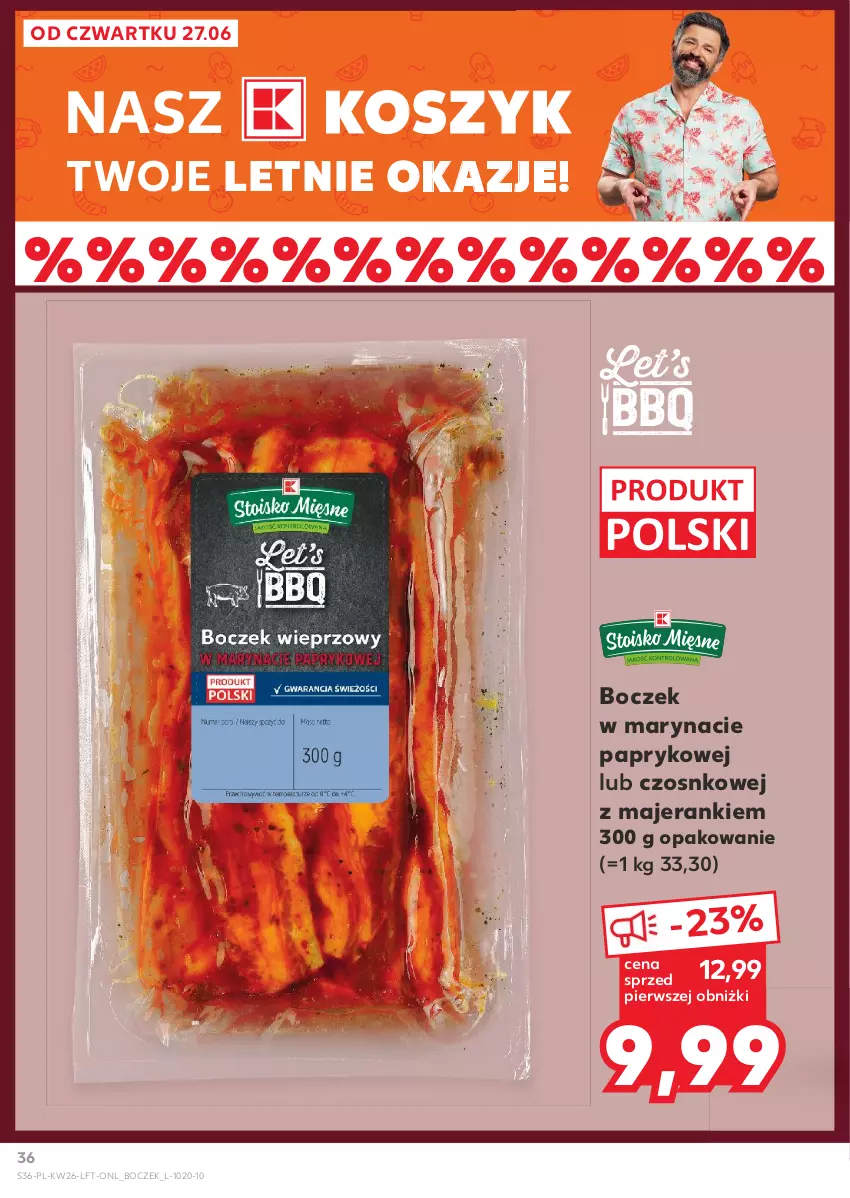 Gazetka promocyjna Kaufland - Gazetka tygodnia - ważna 27.06 do 03.07.2024 - strona 36 - produkty: Boczek, Kosz