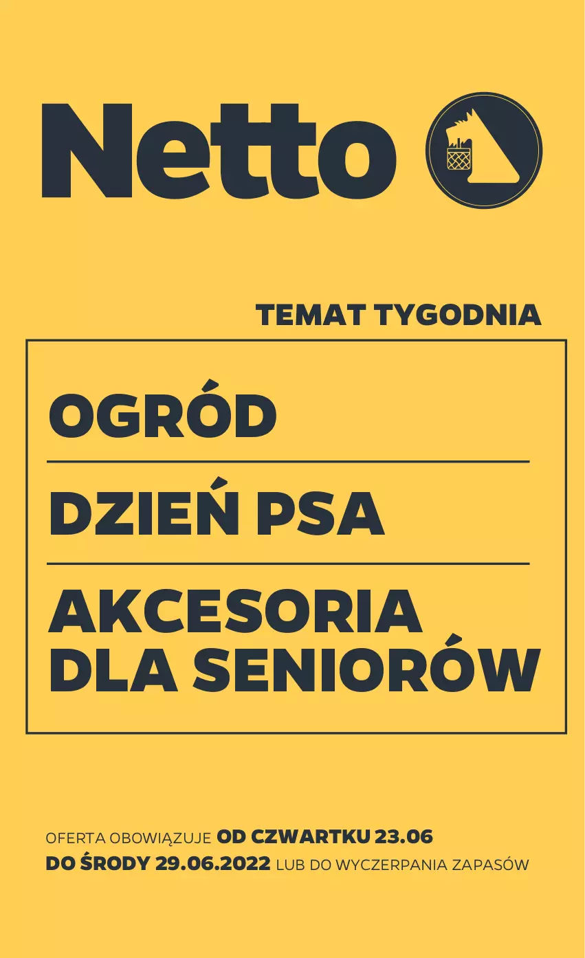 Gazetka promocyjna Netto - Gazetka non food 23.06-29.06 - ważna 23.06 do 29.06.2022 - strona 1 - produkty: Ogród