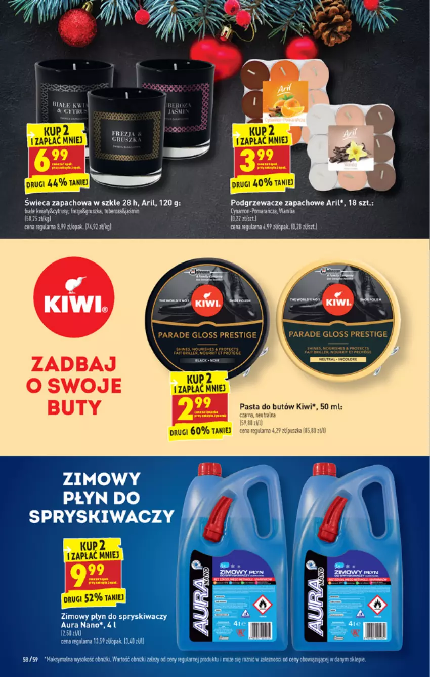 Gazetka promocyjna Biedronka - Święta - ważna 13.12 do 19.12.2021 - strona 58 - produkty: Gala, Kiwi, Płyn do spryskiwaczy, Podgrzewacze