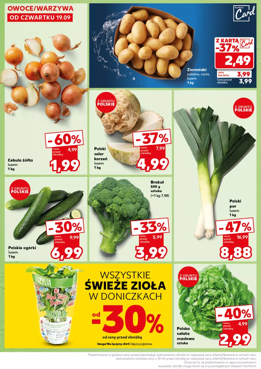 Gazetka promocyjna Kaufland - Kaufland - ważna 23.09 do 25.09.2024 - strona 10 - produkty: Cebula, Ziemniaki