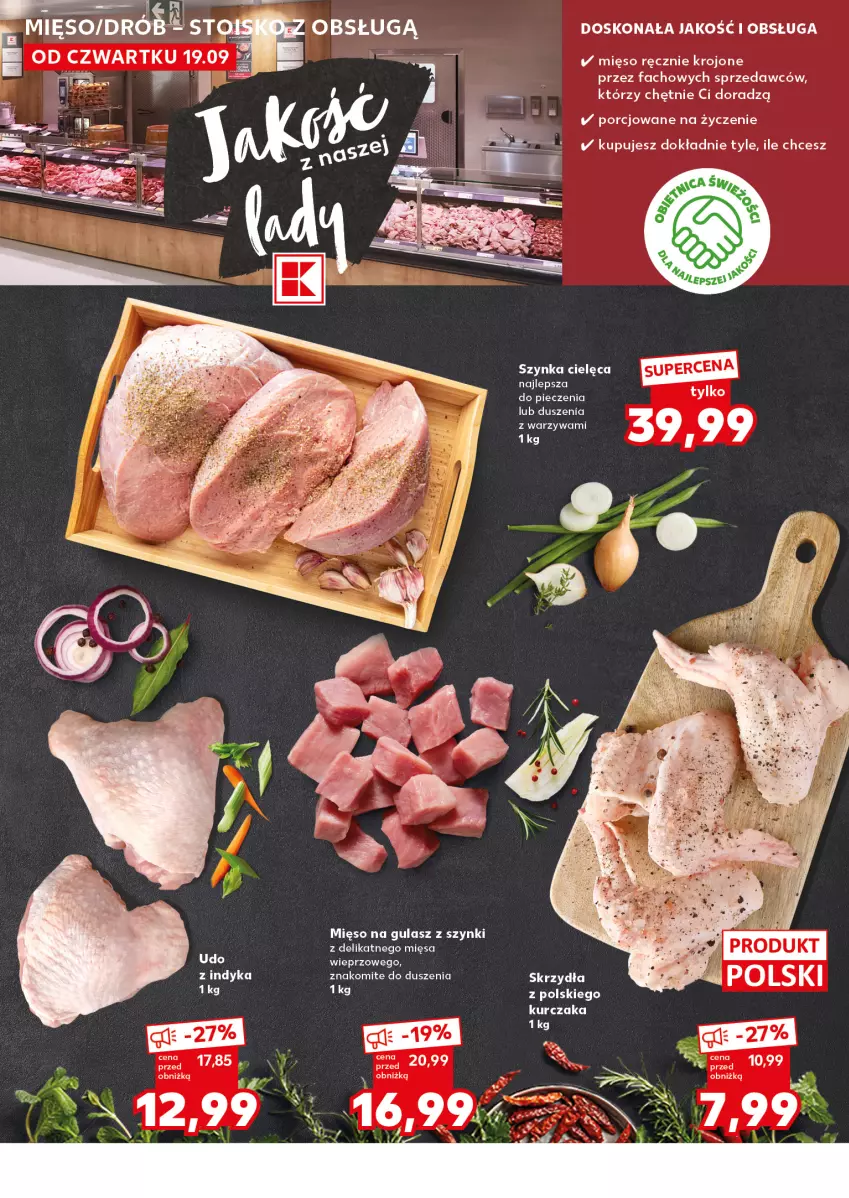 Gazetka promocyjna Kaufland - Kaufland - ważna 23.09 do 25.09.2024 - strona 16 - produkty: Fa, Gala, Kurczak, LG, Mięso, Mięso na gulasz, Por, Szynka