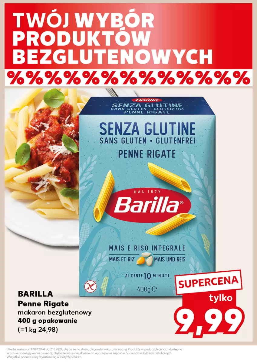 Gazetka promocyjna Kaufland - Kaufland - ważna 23.09 do 25.09.2024 - strona 23 - produkty: Barilla, Makaron, Penne