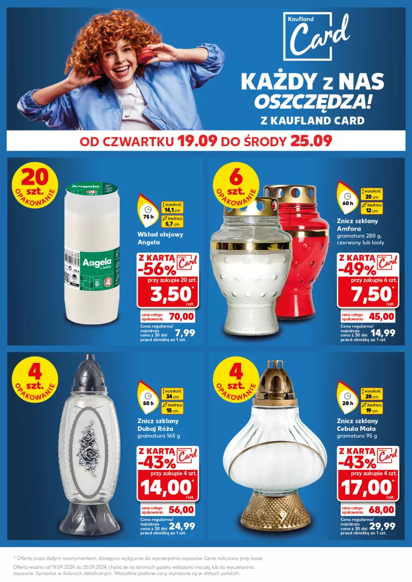 Gazetka promocyjna Kaufland - Kaufland - ważna 23.09 do 25.09.2024 - strona 32 - produkty: Cebula, Gra, Olej, Rama, Róża, Sok, Wkład olejowy, Znicz