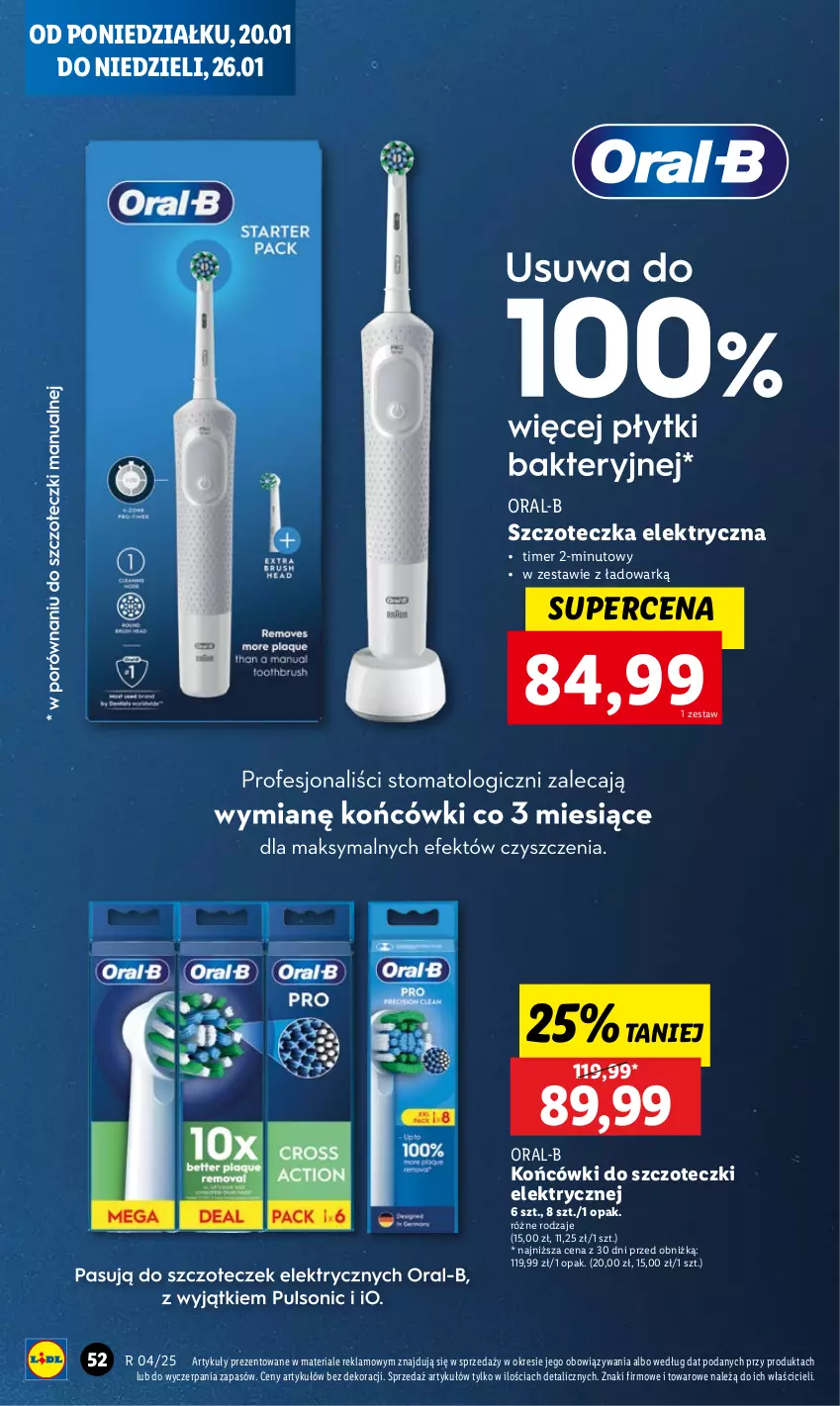 Gazetka promocyjna Lidl - GAZETKA - ważna 20.01 do 22.01.2025 - strona 60 - produkty: Końcówki do szczoteczk, Szczoteczka