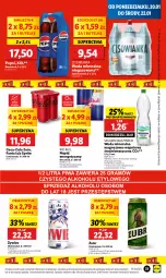 Gazetka promocyjna Lidl - GAZETKA - Gazetka - ważna od 22.01 do 22.01.2025 - strona 35 - produkty: Piwa, Mus, Gra, Napój energetyczny, Red Bull, Coca-Cola, Pepsi, Fanta, Woda mineralna, Woda, Sprite, Napój, Cisowianka, Magnez, Fa