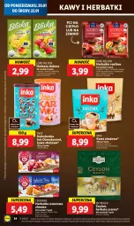 Gazetka promocyjna Lidl - GAZETKA - Gazetka - ważna od 22.01 do 22.01.2025 - strona 56 - produkty: Torebka, Inka, Kawa zbożowa, Kawa, Herbata czarna, Teekanne, Moments, Herbata, Mango, Kokos