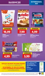 Gazetka promocyjna Lidl - GAZETKA - Gazetka - ważna od 22.01 do 22.01.2025 - strona 57 - produkty: Ciastka, Nutella, Gra, Snickers, Mola, Baton, Alcon, Haribo, Harry Potter, Kinder