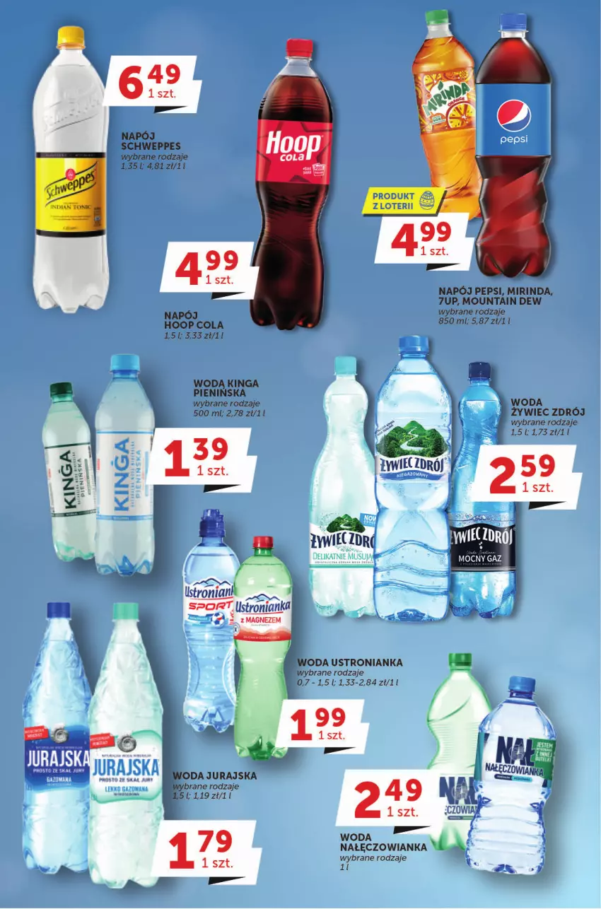 Gazetka promocyjna Groszek - ważna 23.03 do 08.04.2023 - strona 23 - produkty: Magnez, Mirinda, Nałęczowianka, Napój, Pepsi, Por, Schweppes, Sport, Woda