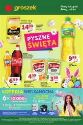 Gazetka promocyjna Groszek - Gazetka - ważna od 08.04 do 08.04.2023 - strona 1 - produkty: Odkurzacz, Kujawski, Ser, Beko, Coca-Cola, Mola, Fanta, Pudliszki, Sprite, Astor, Napój, Olej, Groszek, Kukurydza, Fa