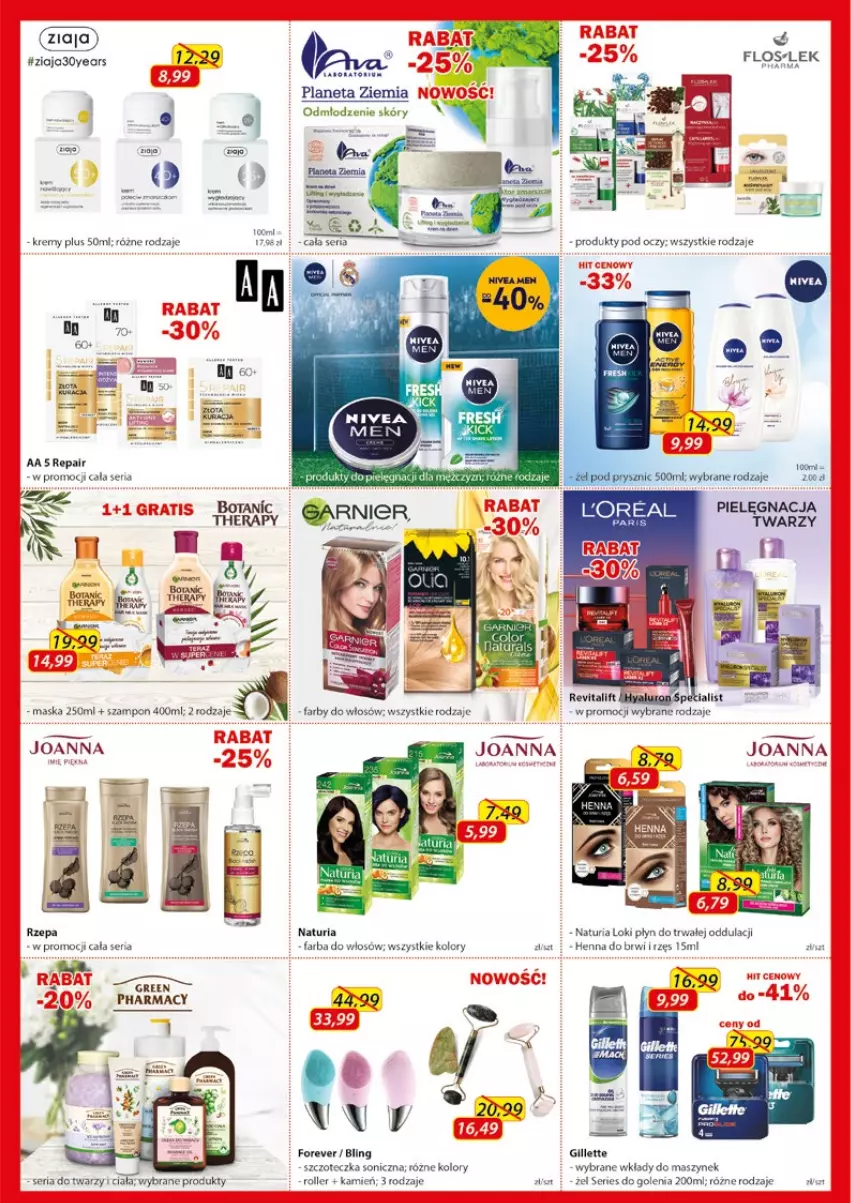 Gazetka promocyjna Kosmyk - Gazetka - ważna 08.10 do 30.11.2021 - strona 3 - produkty: Fa, Garnier, Gillette, Green pharmacy, Joanna, Młot, Roller, Ser, Szczoteczka, Szczoteczka soniczna, Ziaja