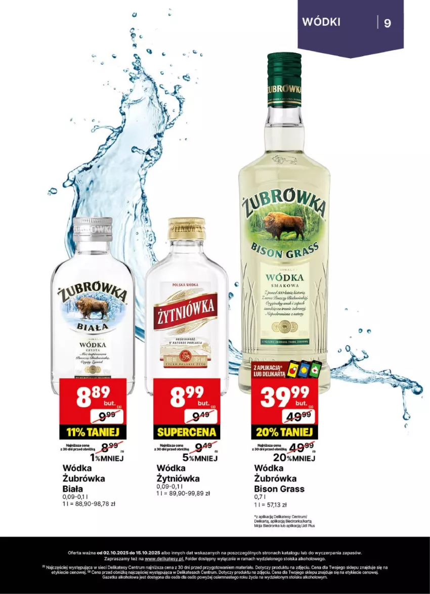 Gazetka promocyjna Delikatesy Centrum - Delibarek DC40-DC41 - ważna 02.10 do 15.10.2025 - strona 9 - produkty: Dron, Gra, Rama, Rum, Wódka