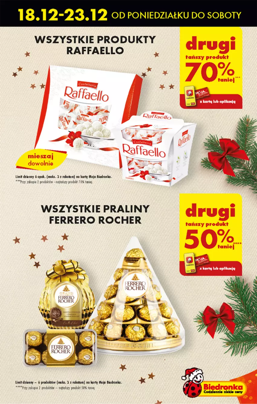 Gazetka promocyjna Biedronka - Od czwartku - ważna 04.01 do 10.01.2024 - strona 15 - produkty: Dron, Fa, Ferrero, Ferrero Rocher, Praliny, Raffaello, Robot