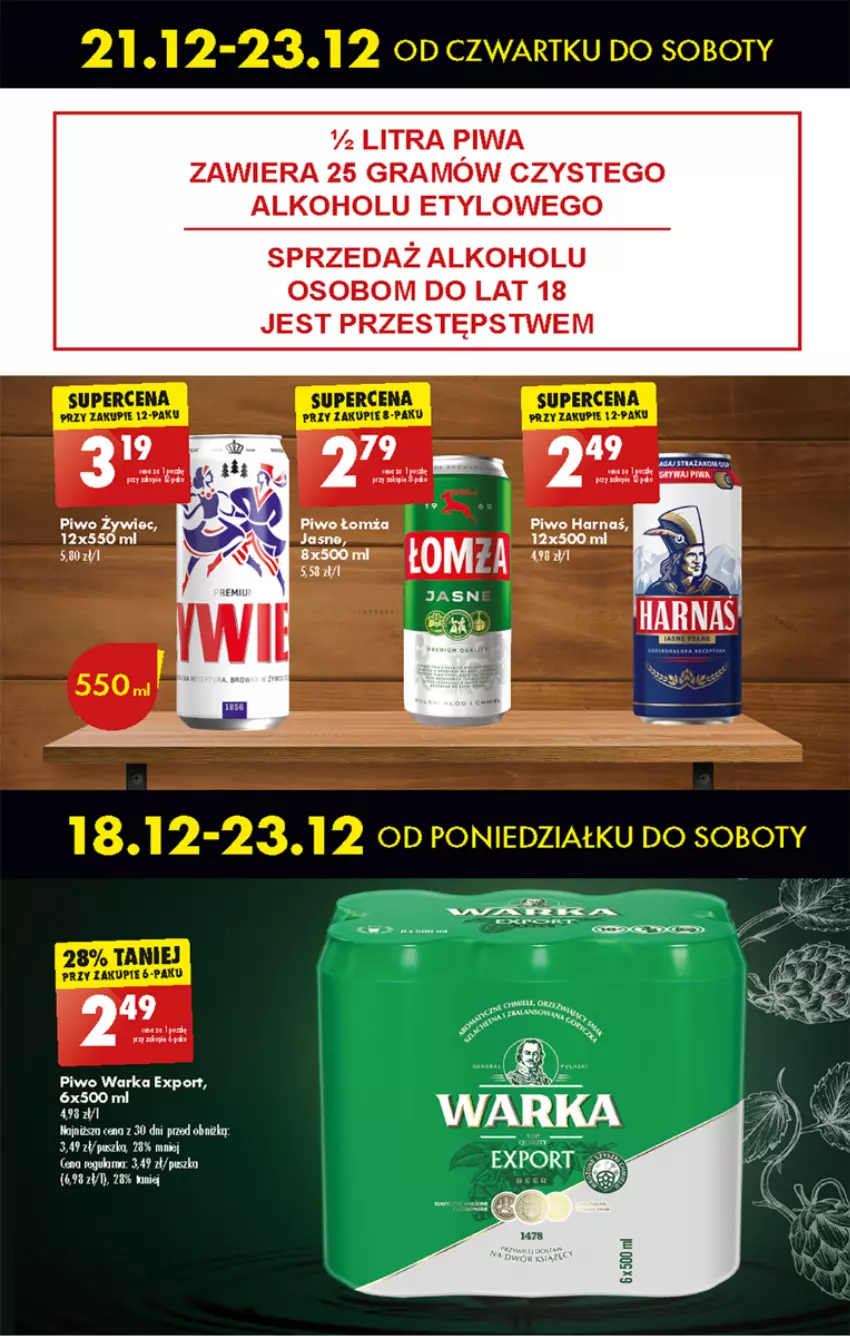 Gazetka promocyjna Biedronka - Od czwartku - ważna 04.01 do 10.01.2024 - strona 61 - produkty: Gra, Harnaś, Piwa, Piwo, Por