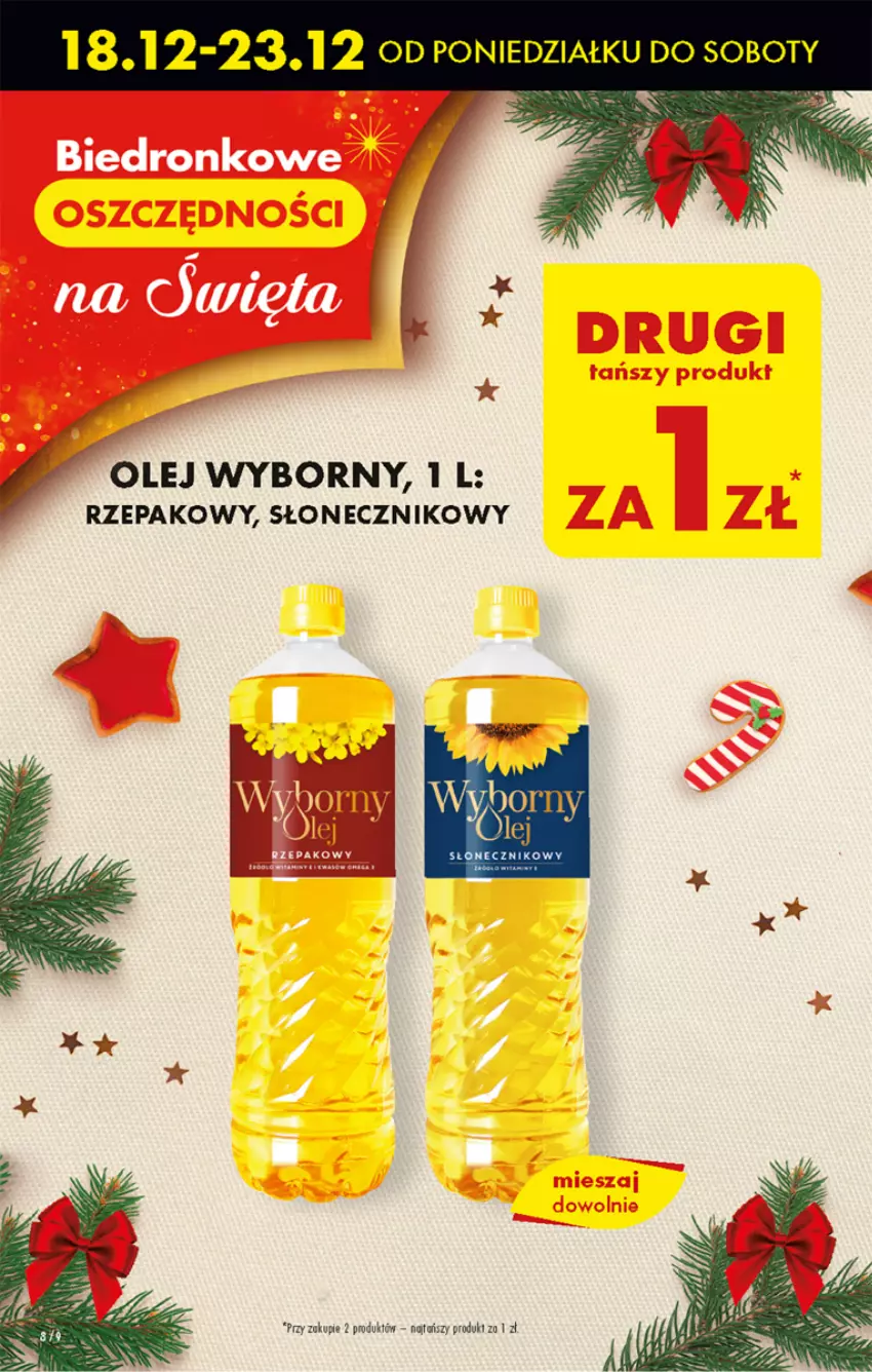 Gazetka promocyjna Biedronka - Od czwartku - ważna 04.01 do 10.01.2024 - strona 8 - produkty: Olej