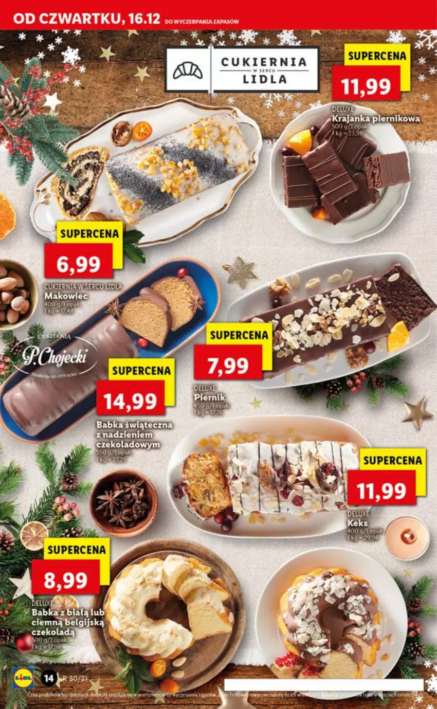 Gazetka promocyjna Lidl - GAZETKA OD 16.12 DO 19.12 - ważna 16.12 do 19.12.2021 - strona 14 - produkty: Cukier, LG