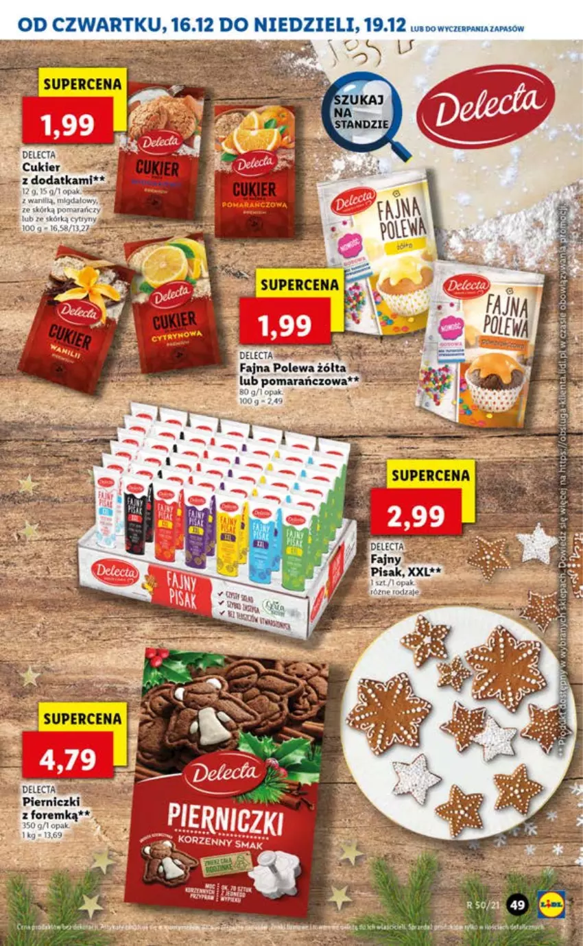 Gazetka promocyjna Lidl - GAZETKA OD 16.12 DO 19.12 - ważna 16.12 do 19.12.2021 - strona 49 - produkty: Cukier, Cytryny, Fa