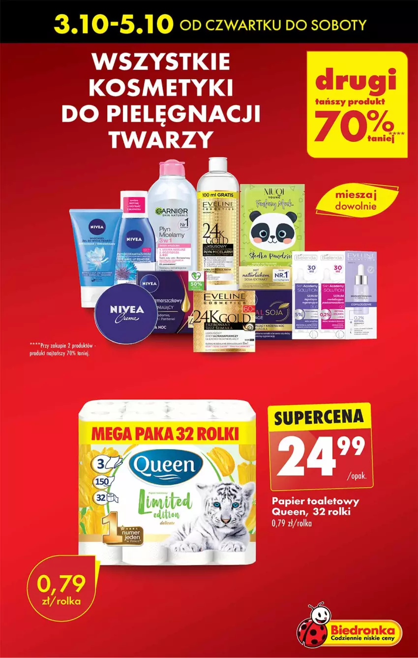 Gazetka promocyjna Biedronka - Od czwartku - ważna 03.10 do 09.10.2024 - strona 11 - produkty: Papier, Papier toaletowy, Rolki